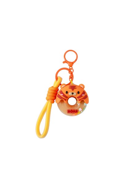 Porte-clés donut tigre - itotal