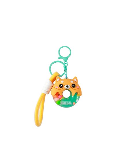 Porte-clés donut chien shiba - itotal