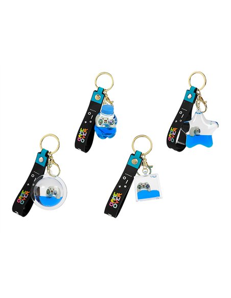 Porte-clés liquid LET'S PLAY - itotal