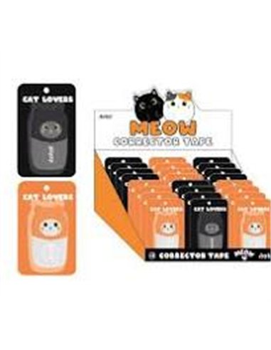 Ruban correcteur chat orange ou chat noir - itotal
