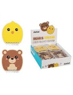 Bloc-notes poussin ou ours - itotal 2