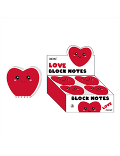 Bloc-notes coeur - itotal