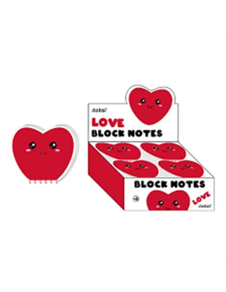 Bloc-notes coeur - itotal