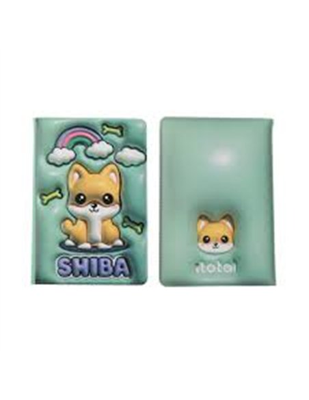 Carnet de notes 3D chien shiba - itotal