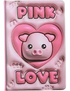Carnet de notes 3D cochon - itotal 2