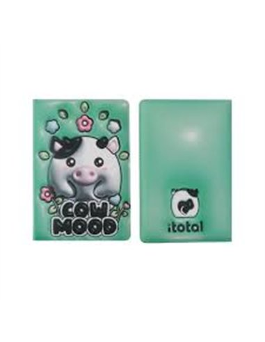 Carnet de notes 3D vache - itotal