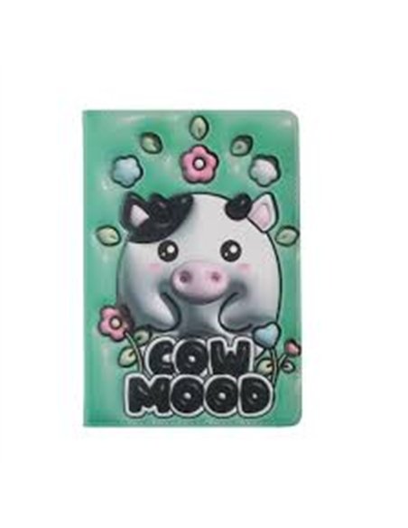Carnet de notes 3D vache - itotal