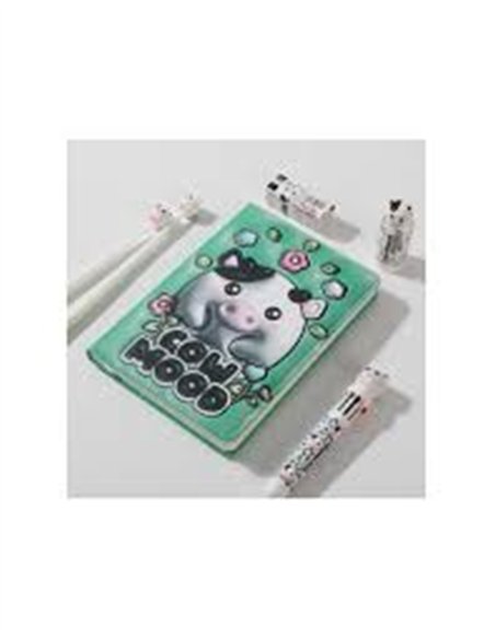 Carnet de notes 3D vache - itotal
