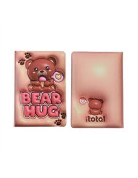 Carnet de notes 3D ours - itotal