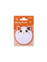 Sticky notes chat blanc et orange - itotal