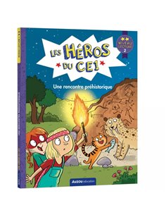 Les héros du CE1 - Niveau 2 - Une rencontre préhistorique