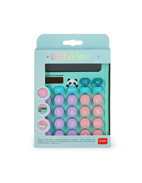 Calculatrice de Bureau - Calcoolator panda - legami