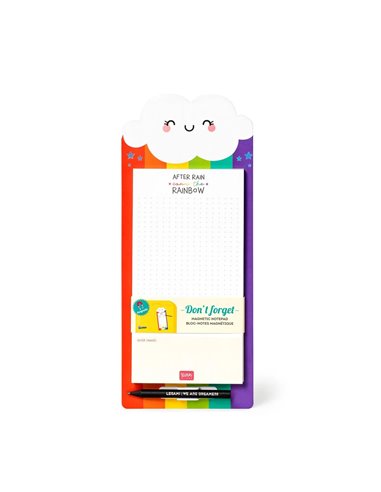 Blocs-Notes Magnétique 60 feuilles - Don’t Forget rainbow - legami
