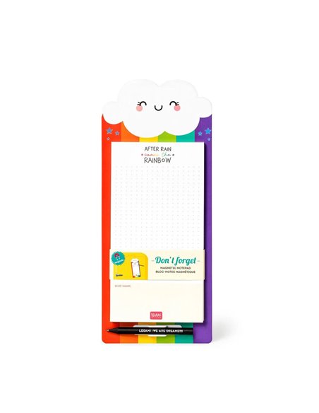 Blocs-Notes Magnétique 60 feuilles - Don’t Forget rainbow - legami