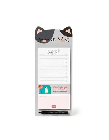 Blocs-Notes Magnétique 60 feuilles - Don’t Forget meow kitty - legami