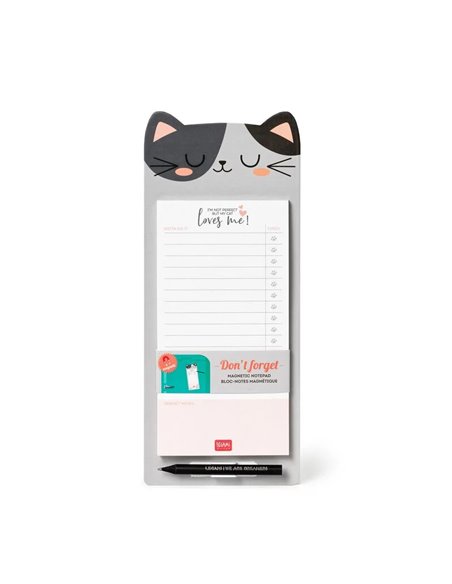 Blocs-Notes Magnétique 60 feuilles - Don’t Forget meow kitty - legami