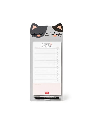 Blocs-Notes Magnétique 60 feuilles - Don’t Forget meow kitty - legami