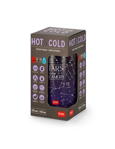 Verre Isotherme 275 Ml - Hot&Cold stars - legami