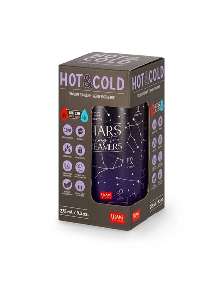 Verre Isotherme 275 Ml - Hot&Cold stars - legami