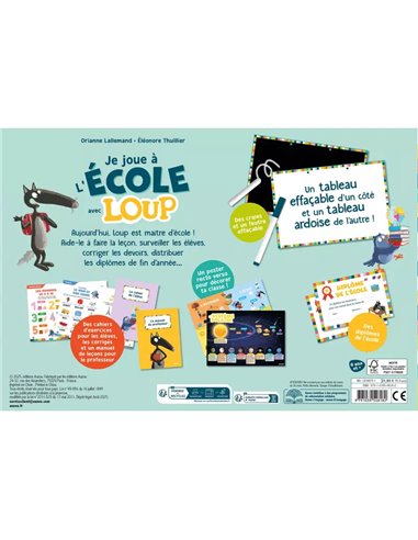 Je joue à l'école avec loup - Auzou