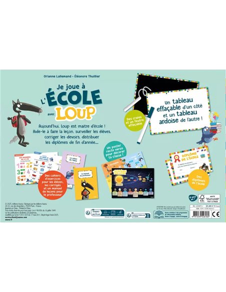 Je joue à l'école avec loup - Auzou