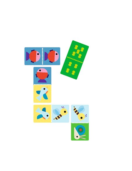 MÉMO, LOTO, DOMINO - À la ferme - 5 JEUX - djeco
