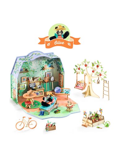 MINI MAISON DIY - Mi House - Olive - djeco