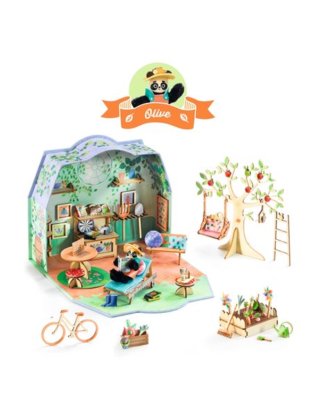 MINI MAISON DIY - Mi House - Olive - djeco