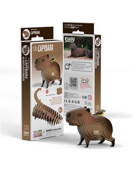 Eugy 3D Modèle: ANIMAL SAUVAGE / CAPYBARA