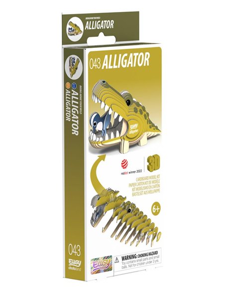 Eugy 3D Modèle: ANIMAL SAUVAGE / ALLIGATEUR