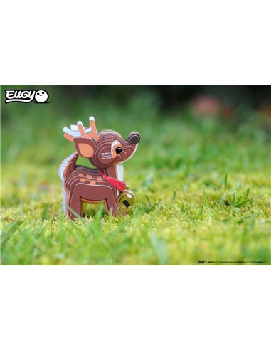 Eugy 3D Modèle: NOËL - RENNE DE NOEL