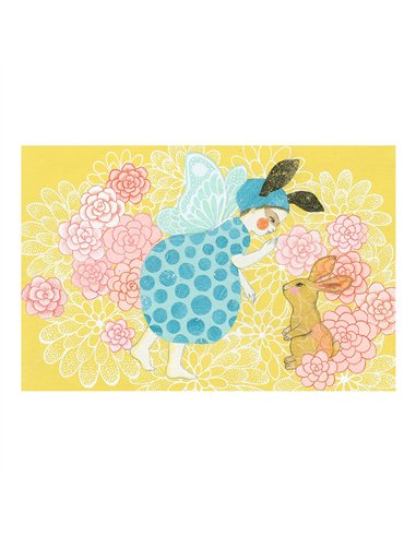 CARTES D’INVITATION - Boîte de correspondance Fées d'un jour - djeco