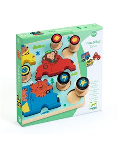 PUZZLE RELIEF - Puzz & roll Color - djeco