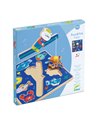 PUZZLE RELIEF - Puzz & fish Color - djeco