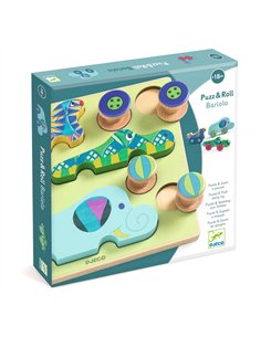 PUZZLE RELIEF - Puzz & Roll Bariolo - djeco