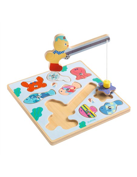 PUZZLE RELIEF - Puzz & Fish Bariolo - djeco