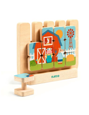 JEU EDUCATIF BOIS - casamix - djeco