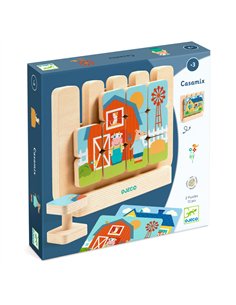 JEU EDUCATIF BOIS - casamix - djeco