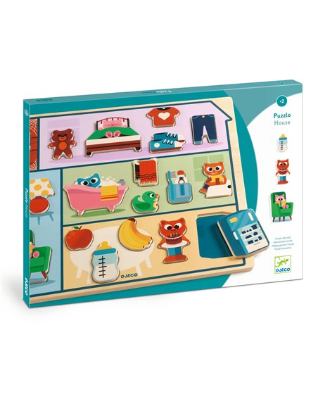 PUZZLO - Puzzlo House - djeco