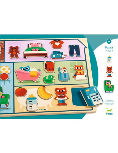 PUZZLO - Puzzlo House - djeco