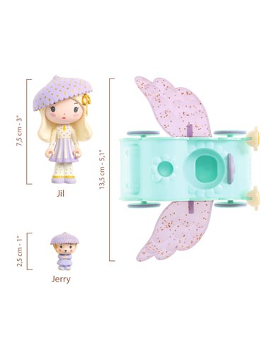TINYLY - FIGURINE - Jil Tinycar - djeco