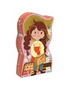 PUZZLE SILHOUETTE - Puzz silhouette - Le voyage de Mia - 36 pcs - djeco