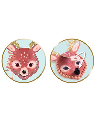 COLLIERS FEUTRINE DIY - 3 colliers animaux à créer - djeco
