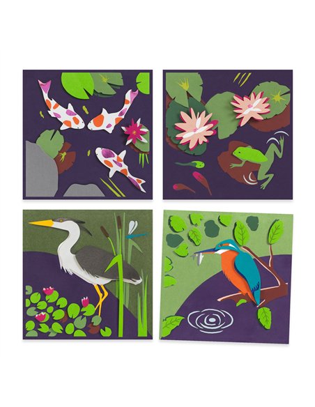 ACTIVITES PAPIER - Au bord de l'eau - djeco