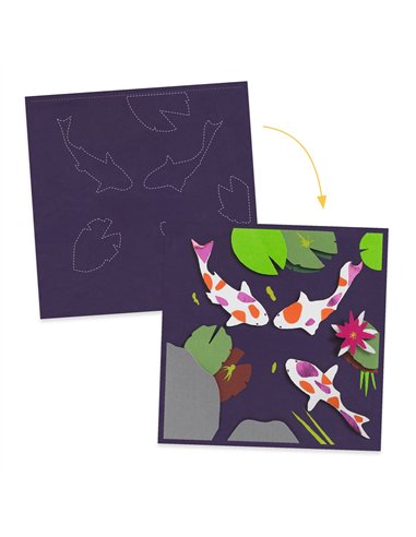 ACTIVITES PAPIER - Au bord de l'eau - djeco