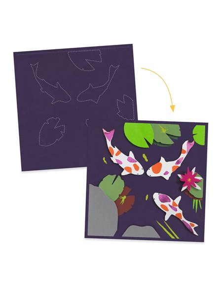 ACTIVITES PAPIER - Au bord de l'eau - djeco