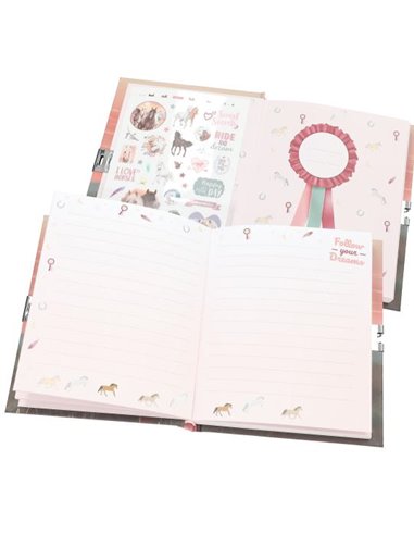 Miss Melody Journal intime avec autocollants, motif 2