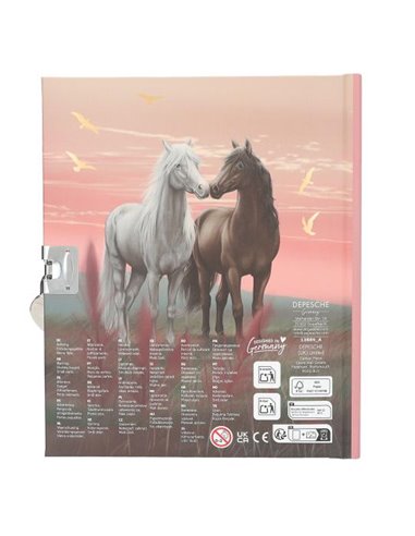 Miss Melody Journal intime avec autocollants, motif 2
