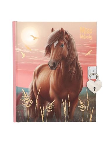 Miss Melody Journal intime avec autocollants, motif 2