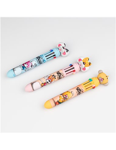 Stylo 3D Multi-Couleurs Diddl